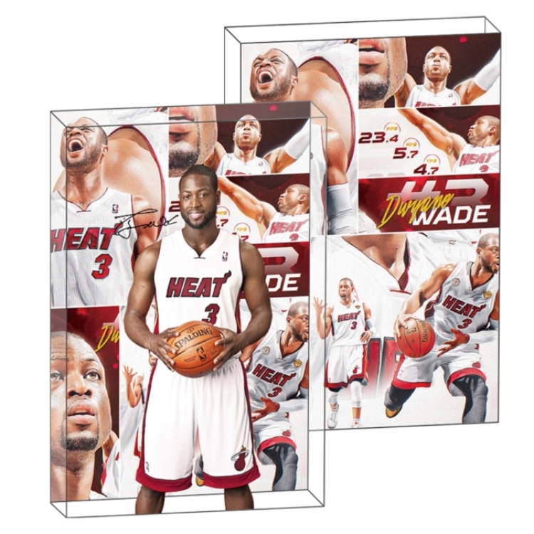 Wade Anime game acrylic card brick desktop decoration 8X12X1.2cm