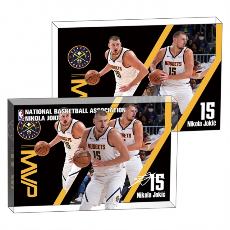 Jokic Anime game acrylic card brick desktop decoration 8X12X1.2cm