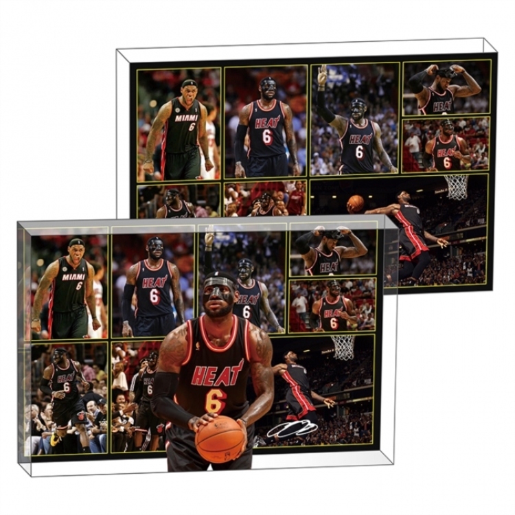 James Anime game acrylic card brick desktop decoration 8X12X1.2cm 