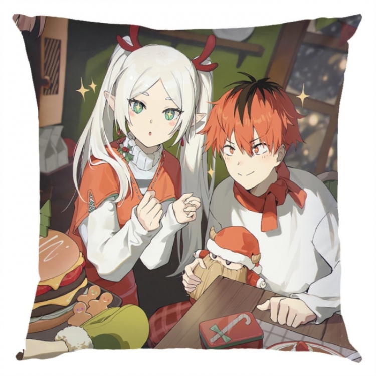 Frieren: Beyond Journey's Anime square full-color pillow cushion 45X45CM NO FILLING 