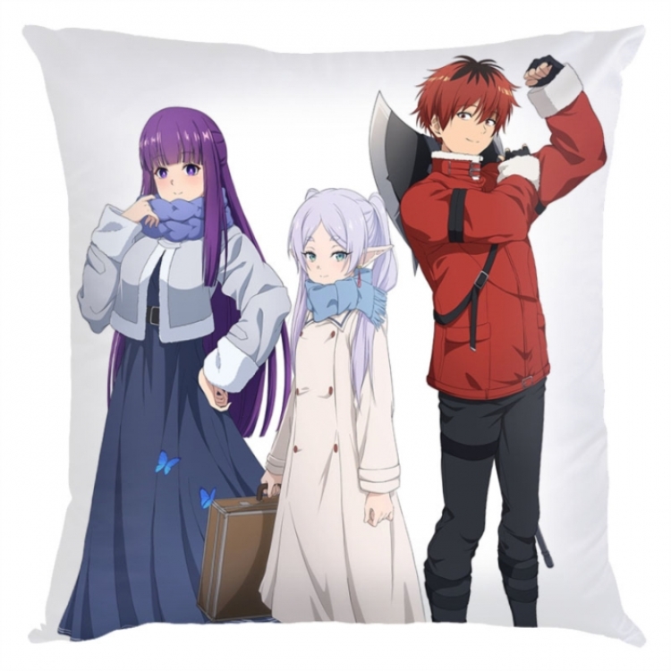 Frieren: Beyond Journey's Anime square full-color pillow cushion 45X45CM NO FILLING 