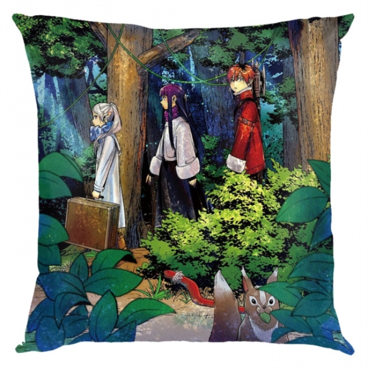 Frieren: Beyond Journey's Anime square full-color pillow cushion 45X45CM NO FILLING 