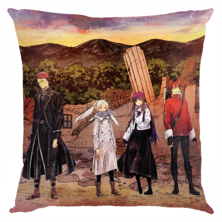 Frieren: Beyond Journey's Anime square full-color pillow cushion 45X45CM NO FILLING 