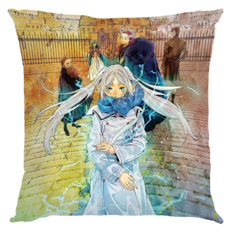 Frieren: Beyond Journey's Anime square full-color pillow cushion 45X45CM NO FILLING 