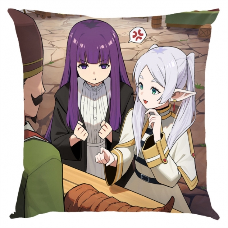 Frieren: Beyond Journey's Anime square full-color pillow cushion 45X45CM NO FILLING 