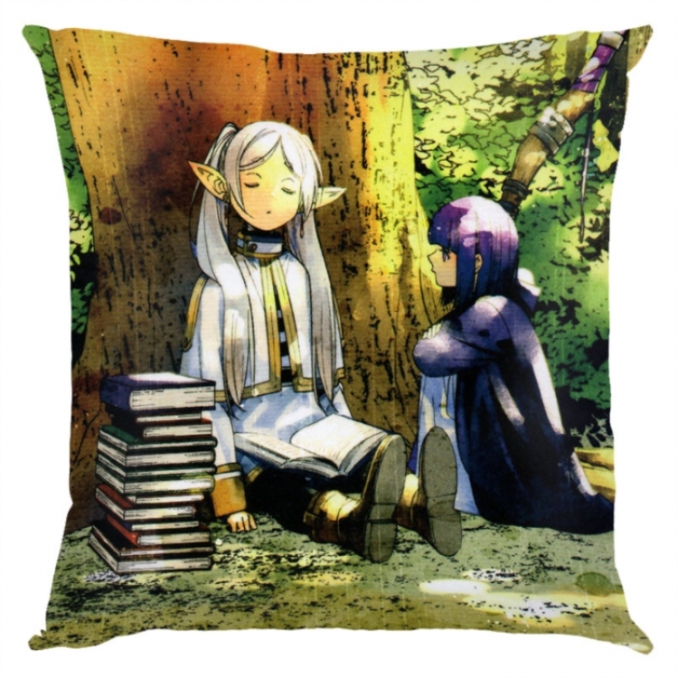 Frieren: Beyond Journey's Anime square full-color pillow cushion 45X45CM NO FILLING 