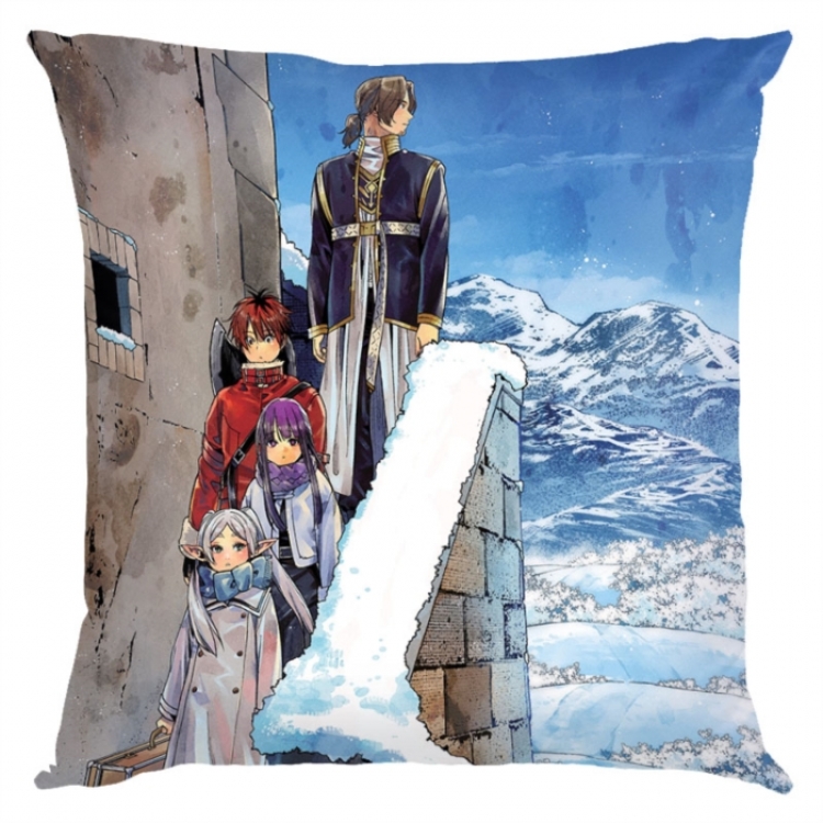 Frieren: Beyond Journey's Anime square full-color pillow cushion 45X45CM NO FILLING 