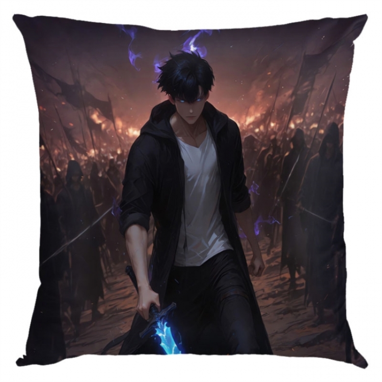 Solo Leveling:Arise Anime square full-color pillow cushion 45X45CM NO FILLING 