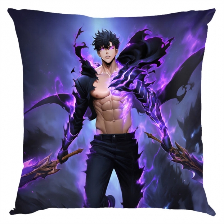 Solo Leveling:Arise Anime square full-color pillow cushion 45X45CM NO FILLING 