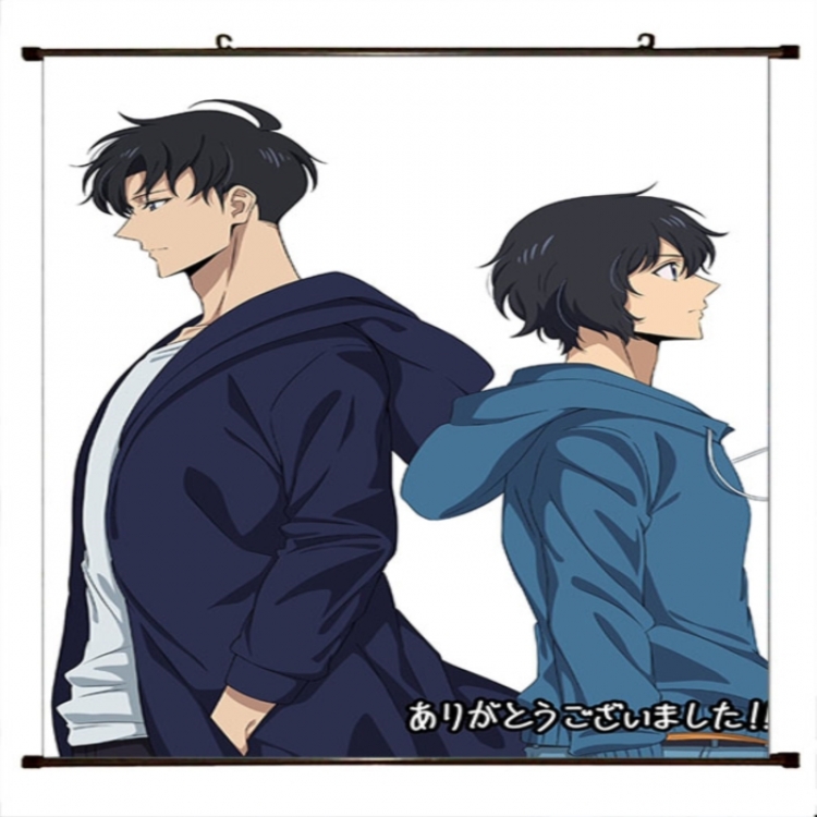 Solo Leveling:Arise Anime black Plastic rod Cloth painting Wall Scroll 60X90CM 