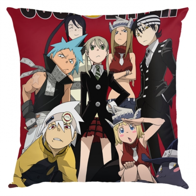 Soul Eater Anime square full-color pillow cushion 45X45CM NO FILLING 