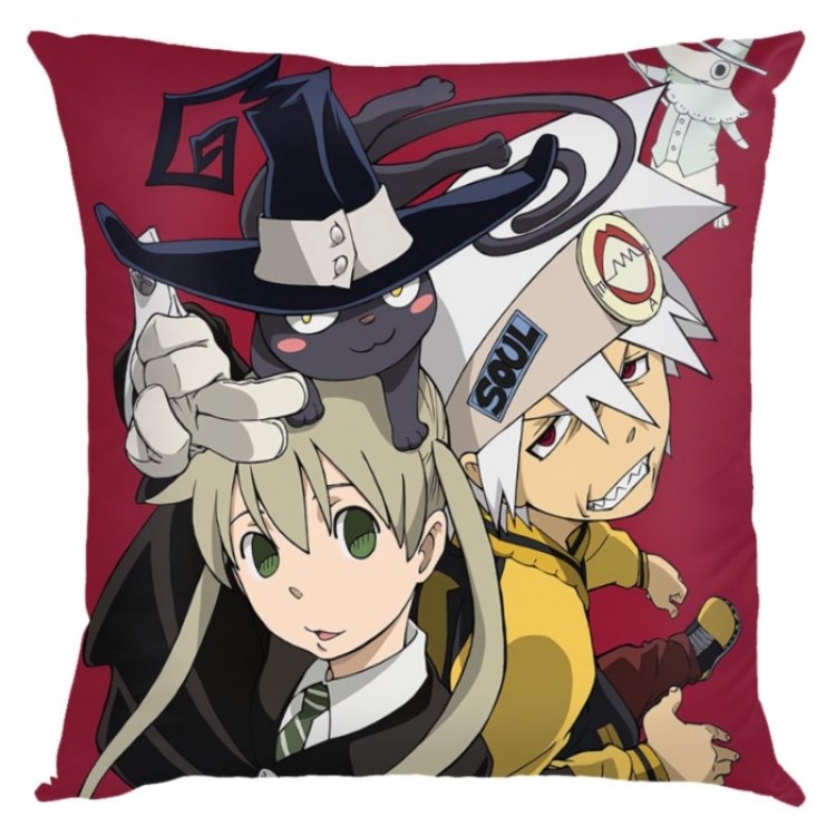 Soul Eater Anime square full-color pillow cushion 45X45CM NO FILLING 