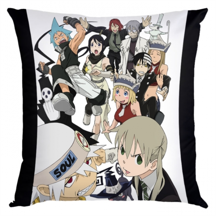 Soul Eater Anime square full-color pillow cushion 45X45CM NO FILLING 