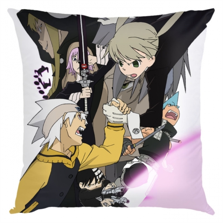 Soul Eater Anime square full-color pillow cushion 45X45CM NO FILLING 