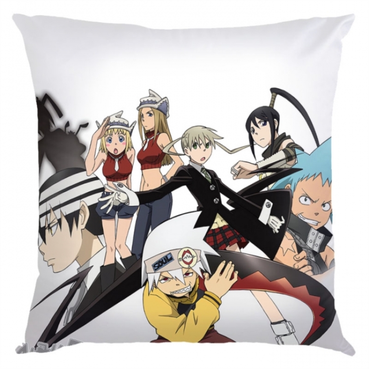 Soul Eater Anime square full-color pillow cushion 45X45CM NO FILLING 