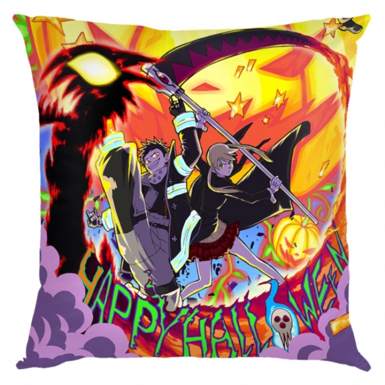 Soul Eater Anime square full-color pillow cushion 45X45CM NO FILLING 