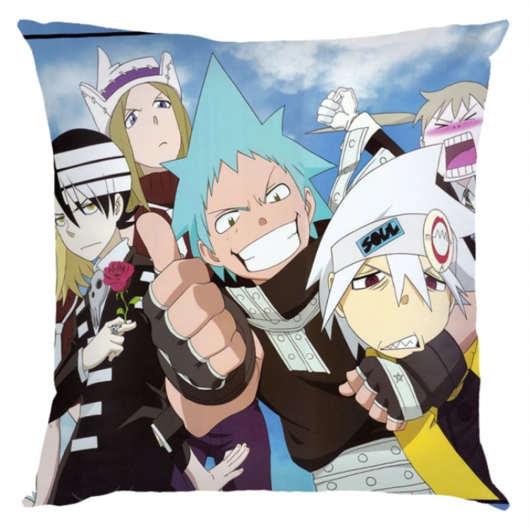 Soul Eater Anime square full-color pillow cushion 45X45CM NO FILLING 