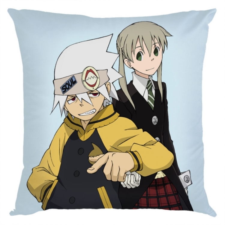 Soul Eater Anime square full-color pillow cushion 45X45CM NO FILLING 