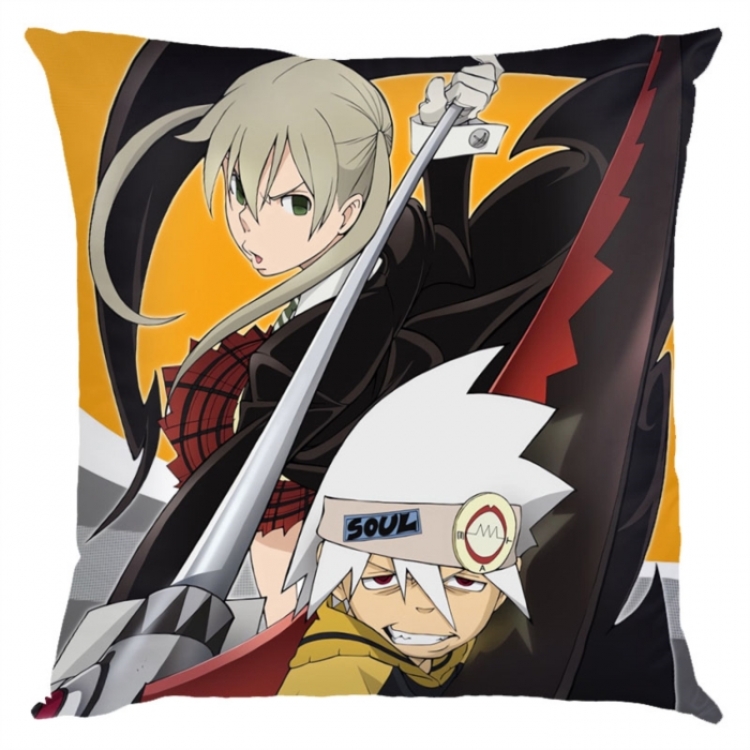 Soul Eater Anime square full-color pillow cushion 45X45CM NO FILLING 