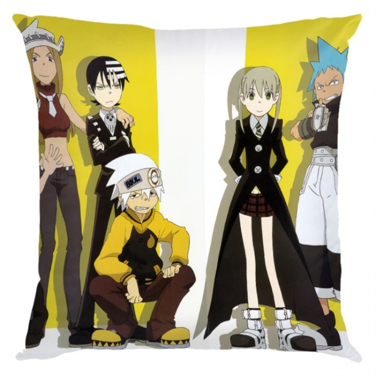 Soul Eater Anime square full-color pillow cushion 45X45CM NO FILLING 