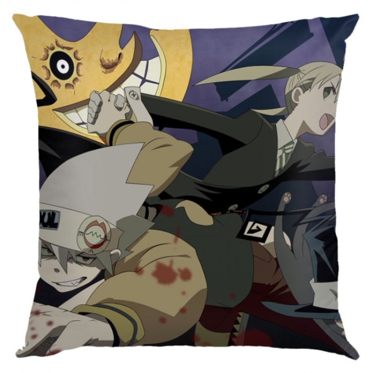 Soul Eater Anime square full-color pillow cushion 45X45CM NO FILLING 