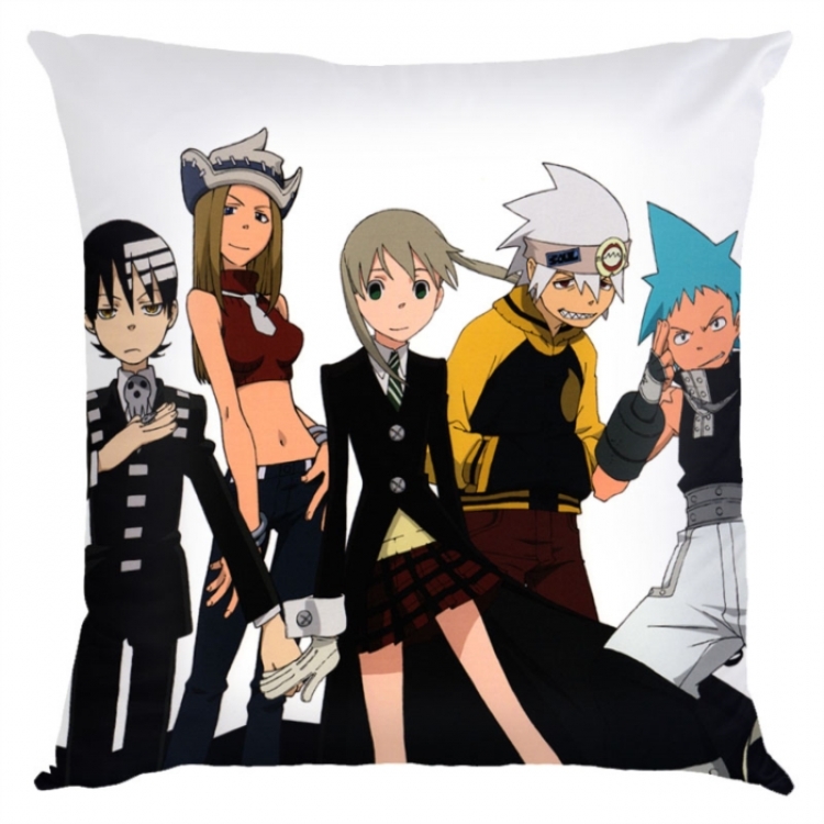 Soul Eater Anime square full-color pillow cushion 45X45CM NO FILLING 