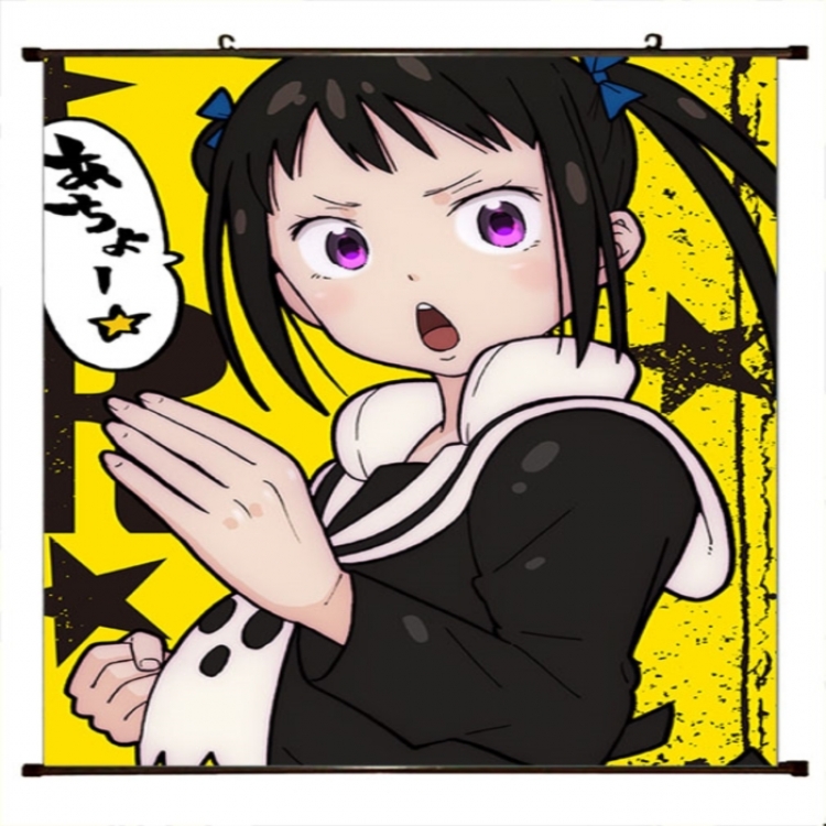 Soul Eater Anime black Plastic rod Cloth painting Wall Scroll 60X90CM 