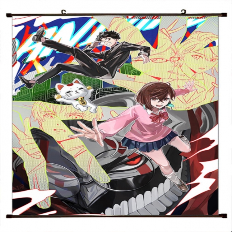 DANDADAN Anime black Plastic rod Cloth painting Wall Scroll 60X90CM 