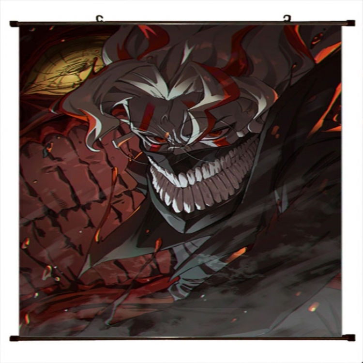 DANDADAN Anime black Plastic rod Cloth painting Wall Scroll 60X90CM 