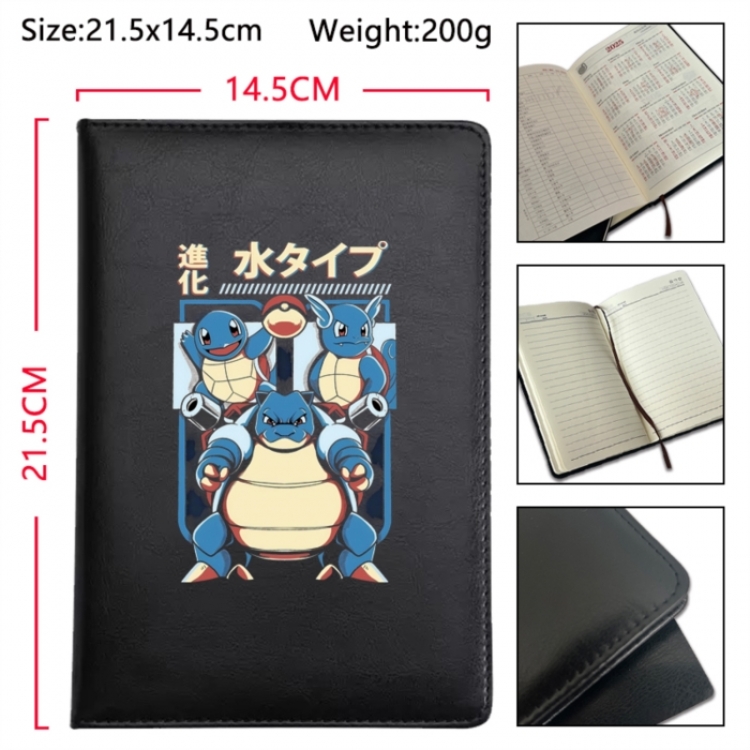 Pokemon Anime Printed PU Car Thread Notebook Hard Cover 21.5x14.5cm