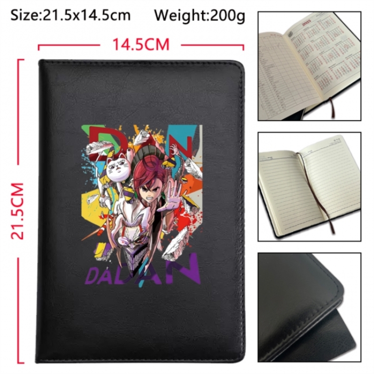  DANDADAN Anime Printed PU Car Thread Notebook Hard Cover 21.5x14.5cm