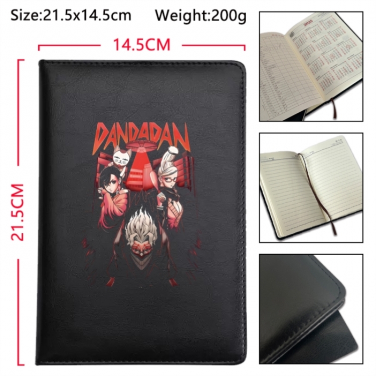  DANDADAN Anime Printed PU Car Thread Notebook Hard Cover 21.5x14.5cm