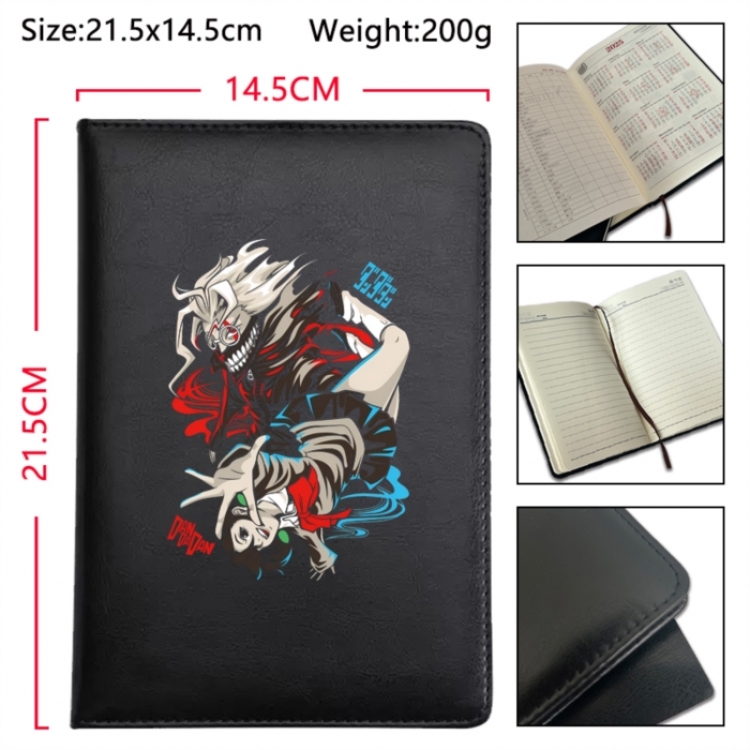  DANDADAN Anime Printed PU Car Thread Notebook Hard Cover 21.5x14.5cm