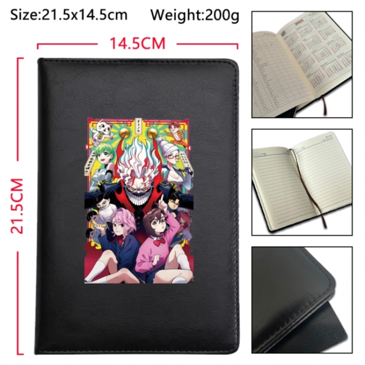  DANDADAN Anime Printed PU Car Thread Notebook Hard Cover 21.5x14.5cm