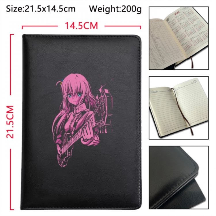 BOCCHI THE ROCK! Anime Printed PU Car Thread Notebook Hard Cover 21.5x14.5cm