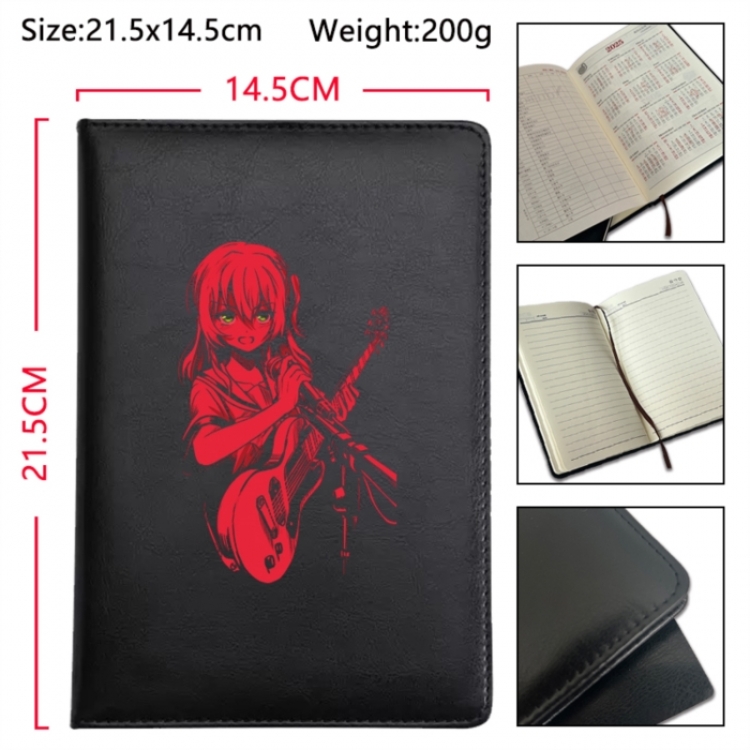 BOCCHI THE ROCK! Anime Printed PU Car Thread Notebook Hard Cover 21.5x14.5cm