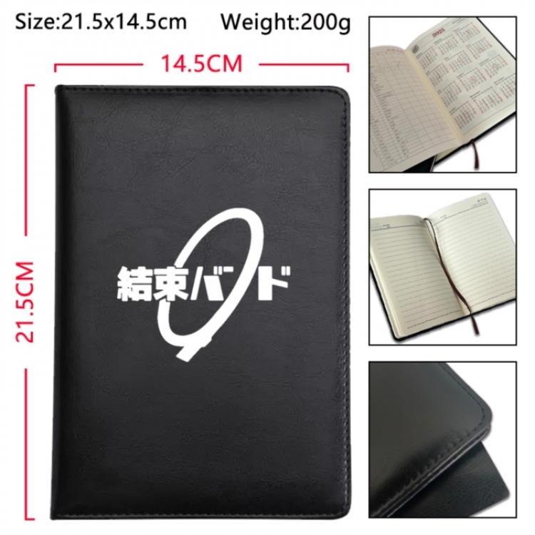 BOCCHI THE ROCK! Anime Printed PU Car Thread Notebook Hard Cover 21.5x14.5cm