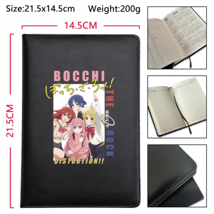 BOCCHI THE ROCK! Anime Printed PU Car Thread Notebook Hard Cover 21.5x14.5cm