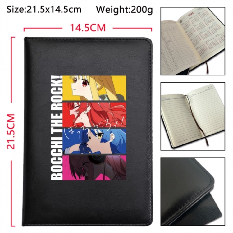 BOCCHI THE ROCK! Anime Printed PU Car Thread Notebook Hard Cover 21.5x14.5cm