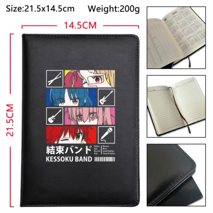 BOCCHI THE ROCK! Anime Printed PU Car Thread Notebook Hard Cover 21.5x14.5cm