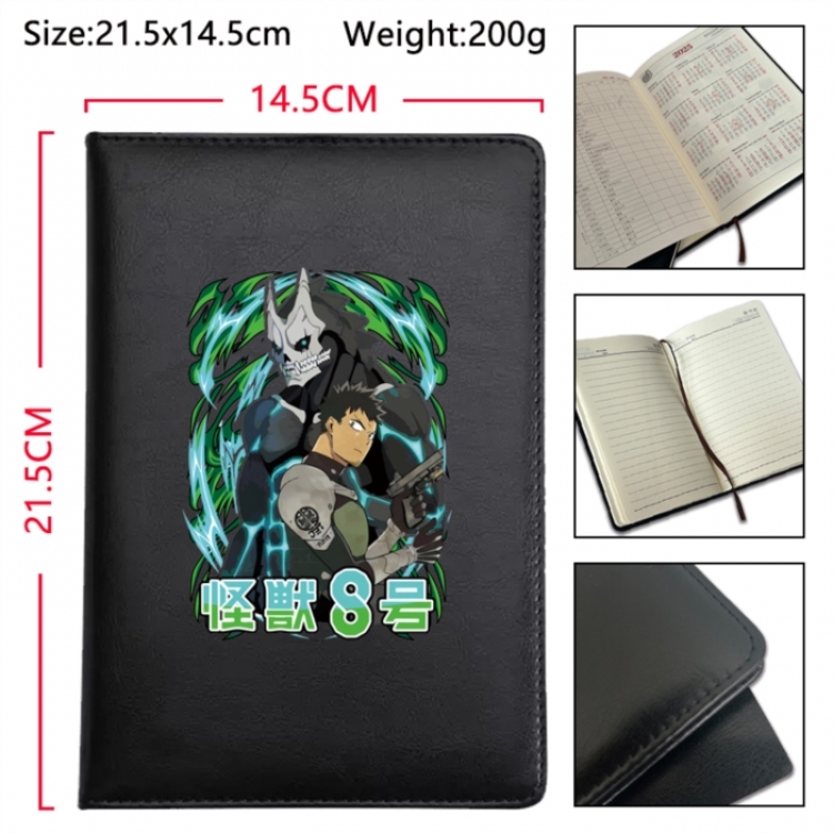 KAIJU NUMBER EIGHT Anime Printed PU Car Thread Notebook Hard Cover 21.5x14.5cm