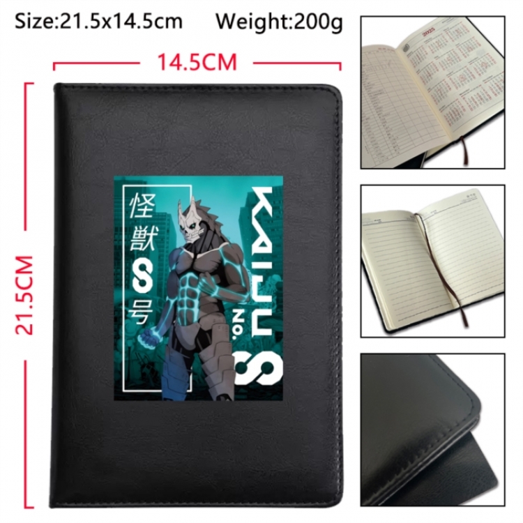 KAIJU NUMBER EIGHT Anime Printed PU Car Thread Notebook Hard Cover 21.5x14.5cm
