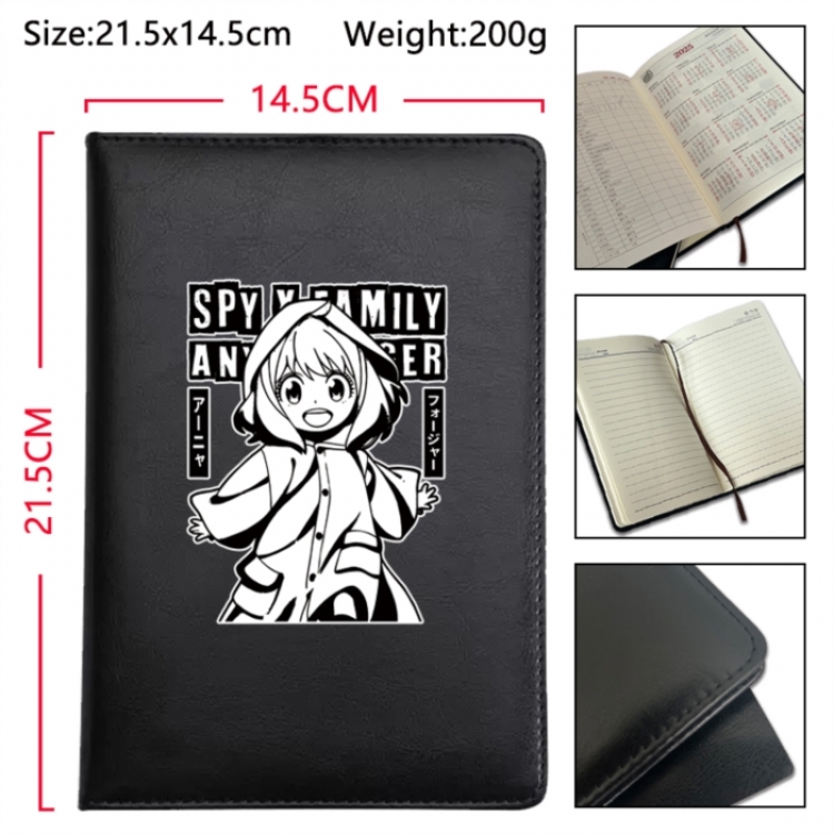 SPY×FAMILY  Anime Printed PU Car Thread Notebook Hard Cover 21.5x14.5cm