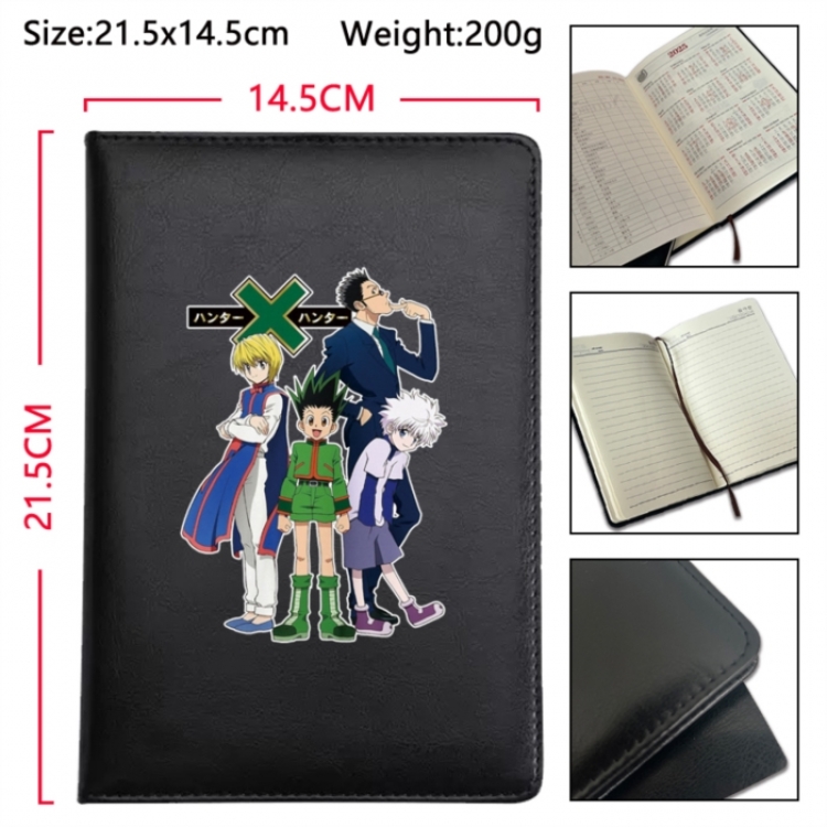HunterXHunter Anime Printed PU Car Thread Notebook Hard Cover 21.5x14.5cm