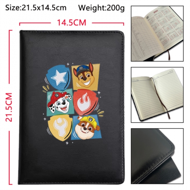 PAW Patrol Anime Printed PU Car Thread Notebook Hard Cover 21.5x14.5cm