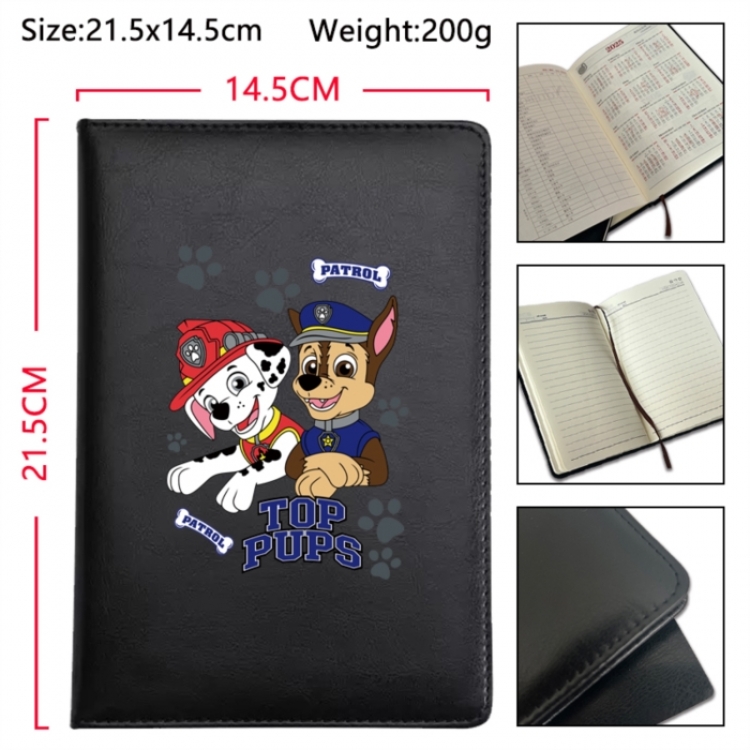 PAW Patrol Anime Printed PU Car Thread Notebook Hard Cover 21.5x14.5cm