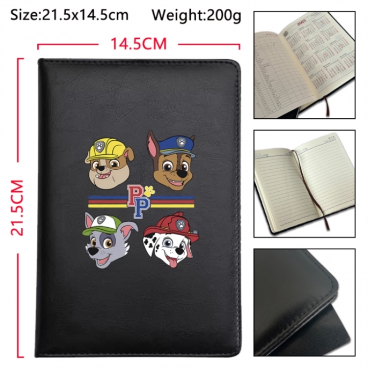PAW Patrol Anime Printed PU Car Thread Notebook Hard Cover 21.5x14.5cm