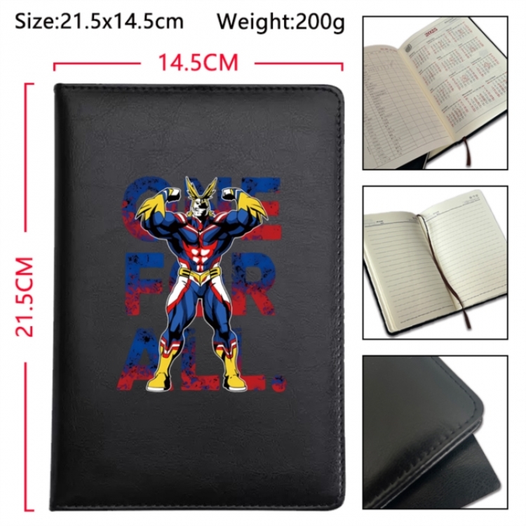 My Hero Academia Anime Printed PU Car Thread Notebook Hard Cover 21.5x14.5cm
