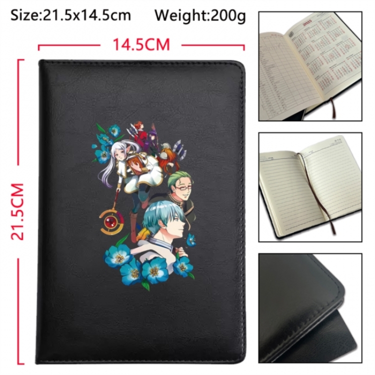 Frieren: Beyond Journey's Anime Printed PU Car Thread Notebook Hard Cover 21.5x14.5cm
