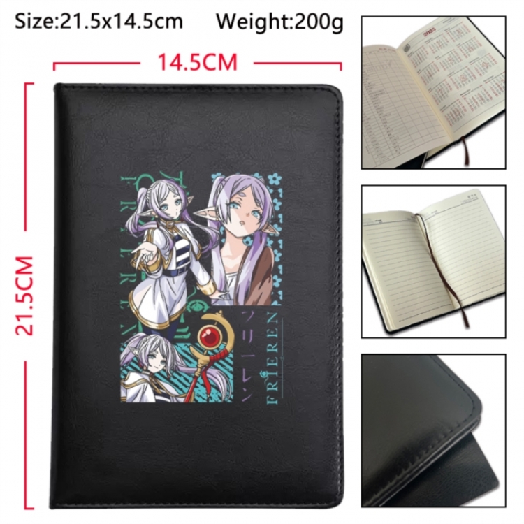 Frieren: Beyond Journey's Anime Printed PU Car Thread Notebook Hard Cover 21.5x14.5cm